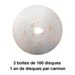 Disques chronotachygraphe 125 km/h Jaeger