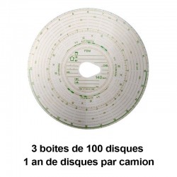 Disques chronotachygraphe 140 km/h automatique