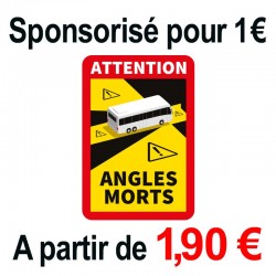 Sticker Angles Morts Car et bus