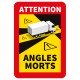 Sticker Angles Morts Camions