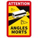 Sticker Angles Morts Car et bus